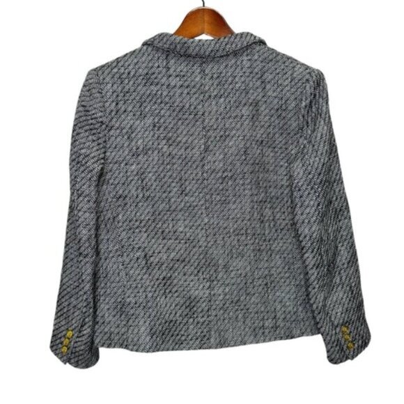 SMYTHE Shrunken 90's Blazer Size Large Luxury Designer Classic - Picture 7 of 14